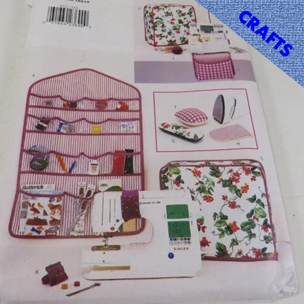 Butterick 4521 Sewing Pattern SEWING/CRAFTING ORGANIZING & IRONING set UNCUT
